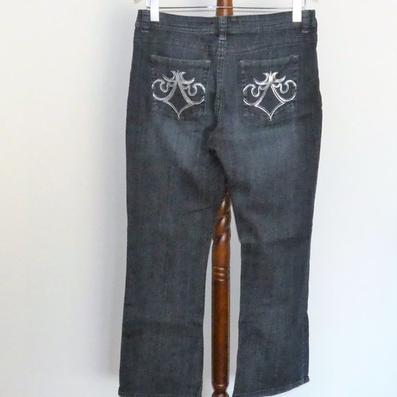 Lee Slender Secret Bootcut Denim Jeans Lower on Waist - Picture 7 of 8